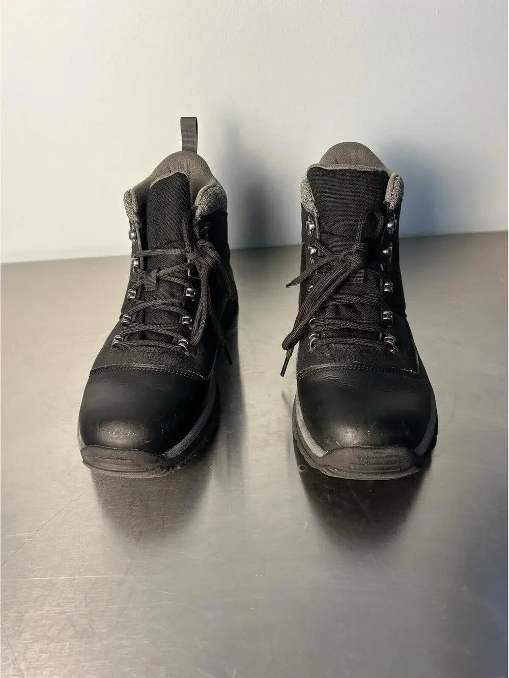 All In Motion Winter Boots Men's Ashton Water Repellent Black Size 8 Lace up